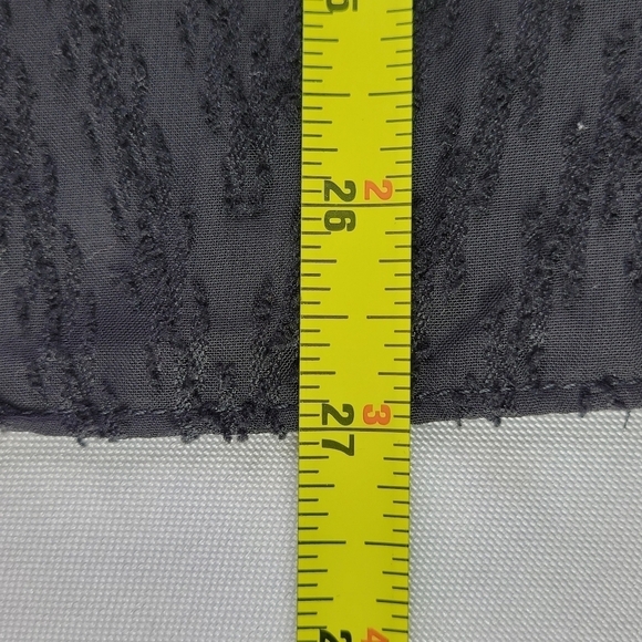 Torrid Chiffon Top Size 1 1X Front Clip Keyhole Sleeveless Lined Lightweight - Picture 12 of 15